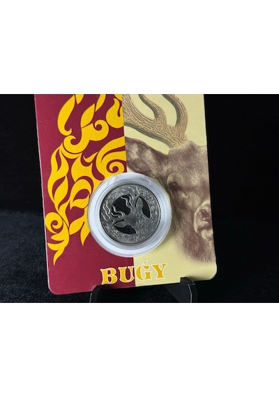 Kazakistan 100 Tenge Hatıra Blister Bugy Geyik Hatıra Para Çil