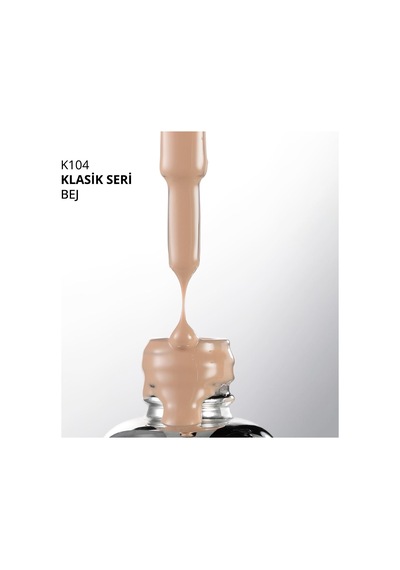 Kalıcı Oje K104, Bej, 10 Ml