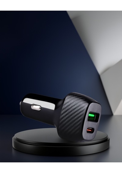 38w Araç Şarj Cihazı Type-c Ve Usb Çift Çıkış