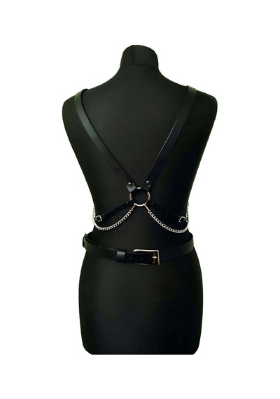 Fantazi Deri Göğüs Harness - Brf912 Çok Renkli