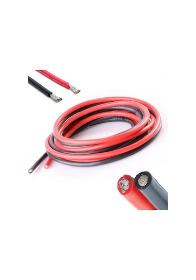 14 Awg Silikon Kablo 1 Metre Kırmızı