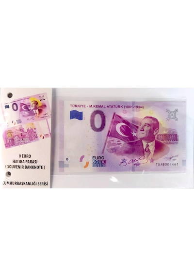 0 Euro Hatıra ve Koleksiyon Parası - Atatürk 2019 Föylü