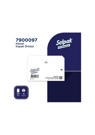 Selpak Klozet Kapak Örtüsü 10 X 250'li