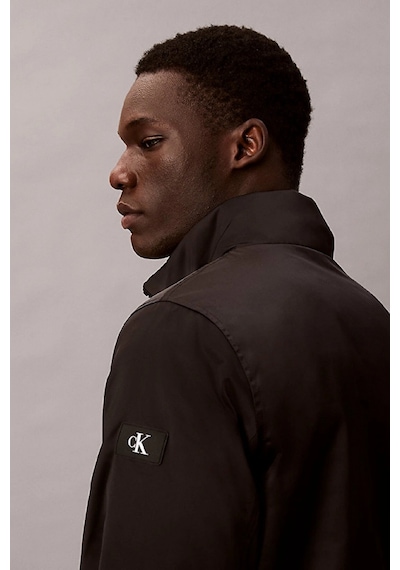Calvin Klein Uzun Kollu Dolgulu Harrington Erkek Siyah Ceket Lv04rc516g-ub1 Siyah