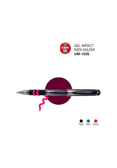 Uni-Ball Gel Impact 1.0 İmza Kalemi - Mavi