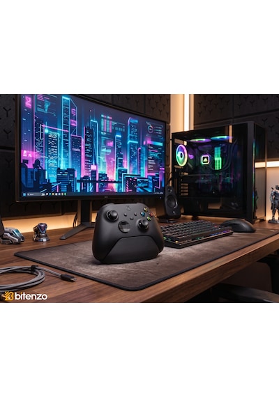 Xbox Uyumlu Tekli Oyun Kolu Standı, Minimalist Gamepad Tutucu - Siyah
