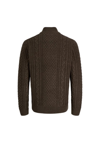 Jack & Jones Authentic Jprblucallum Örgü Desenli Yarım Fermuarlı Dik Yaka Kazak Erkek Kazak 12299947 Kahve Jack & Jones Authentic Jprblucallum Örgü Desenli Yarım Fermuarlı Dik Yaka Kazak Erkek Kazak 12299947 Kahve