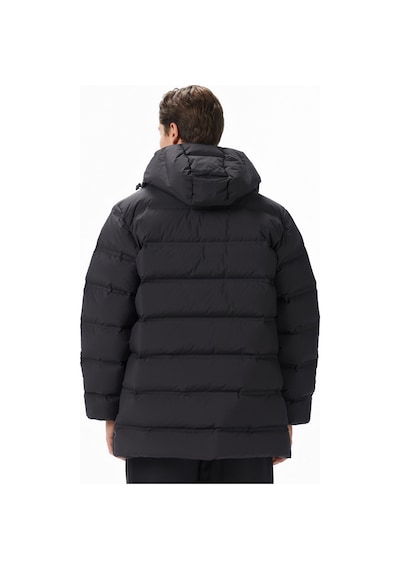 Calvin Klein Bonded Long Hooded Erkek Siyah Puffer Montlv04ld516g