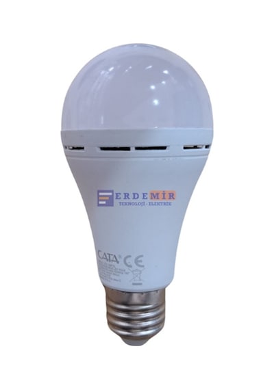 Cata Ct-4229b 9w Şarjlı Led Ampul - Beyaz