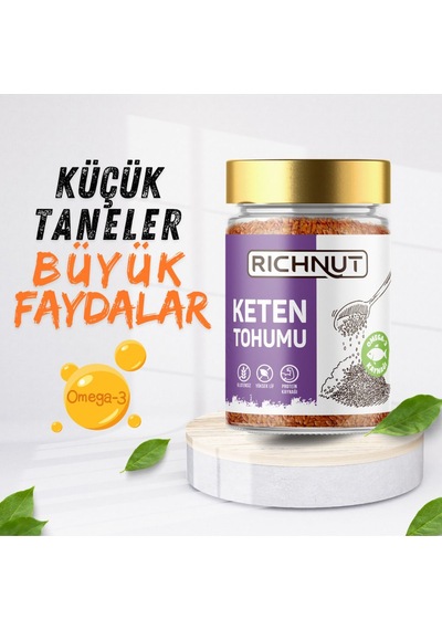 Keten Tohumu Tane Glütensiz