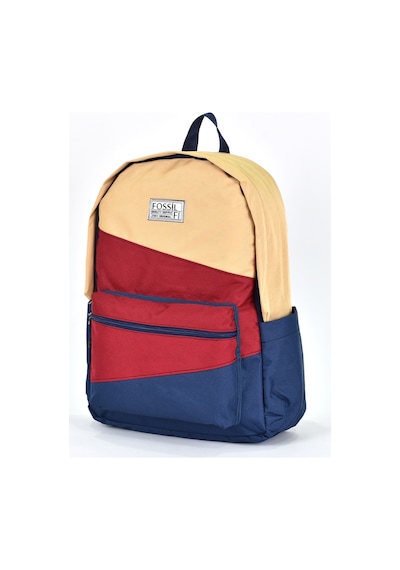 Fossil Unisex Çok Gözlü Günlük Seyahat Okul Sırt Çantası Bordo 9507