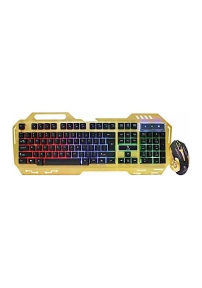 Polygold PG-8014 Işıklı Oyuncu Q Klavye Mouse Seti