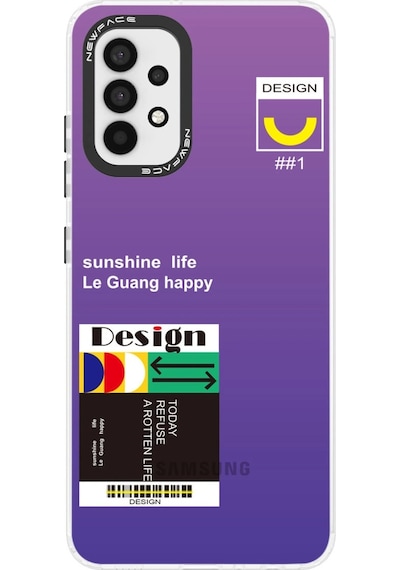 Samsung Galaxy Uyumlu  A33 5g Kılıf Estoril Desenli Kapak - Estoril - 4