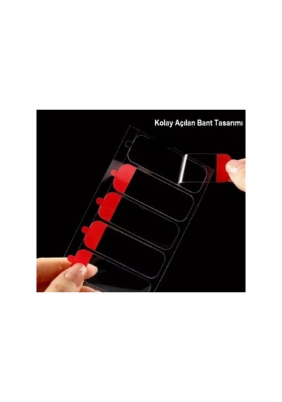 60 Parça Kolay Açılır Güçlü Çift Taraflı Bant 18mmx50mm 18cmx50cm