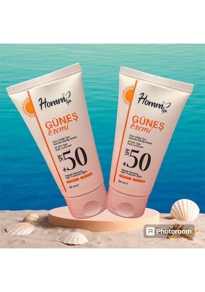 Homm Lıfe Güneş Kremi 50 Spf 50 Ml 2 Adet