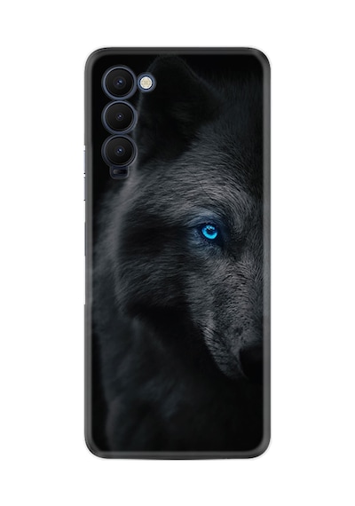 Tecno Camon 18 Premier Kılıf Resimli Desenli Silikon Platinium Series Dark Wolfs 1834