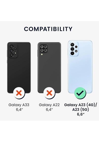 Teknomoda Samsung Uyumlu Galaxy A23 360 Kilif Seffaf Ön Arka Korumali Silikon 566010312