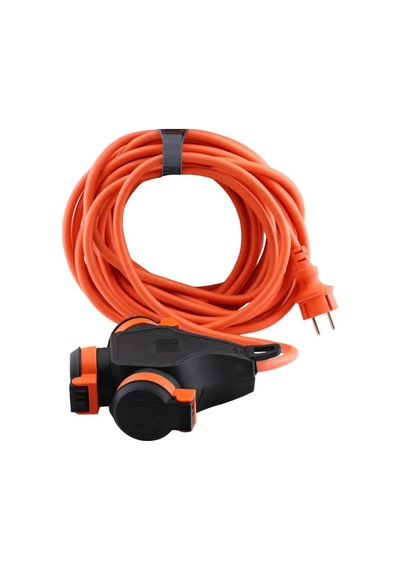 Monofaze Çoğaltıcı Seyyar Topraklı 3'lü Grup Priz Fiş 10 Metre Çoklu Cca Uzatma Kablosu 3x2.5 Mm 0