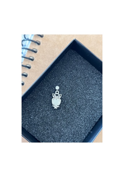 Baykuş Piercing Gümüş