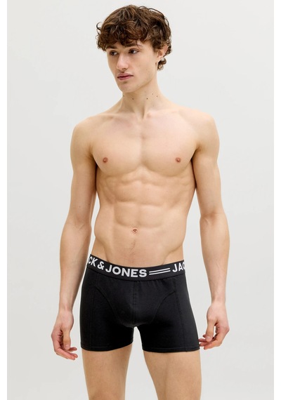Jack & Jones Erkek 3'lü Boxer 12081832 Weathervane