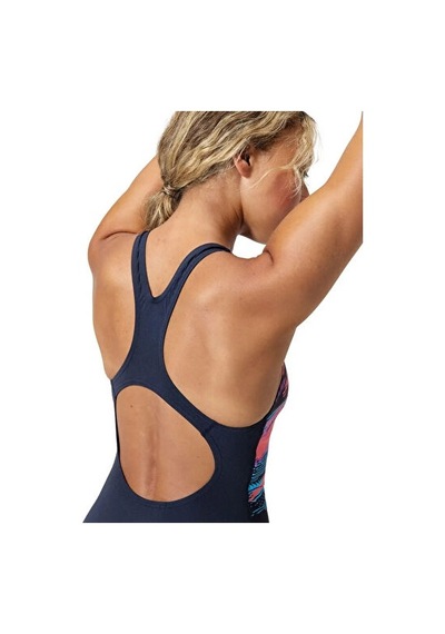 Speedo Speedo Digi Plmt Mdlt Af Navy Kadın Yüzücü Mayosu 8-00305518178 Lacivert Lacivert