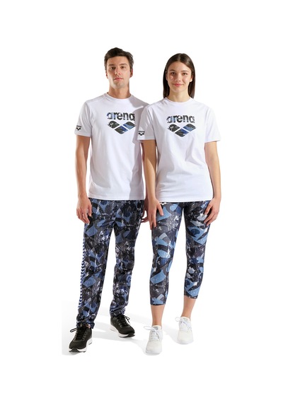 Arena Big Logo Unisex Beyaz Günlük Stil T-shirt 010195100 Beyaz