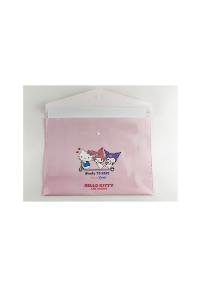 Hello Kitty Kuromi Lisanslı A4 Çıt Çıtlı Evrak Dosyası Okul Alışverişi, Kırtasiye Çıt Çıt Dosyalık - Bgakuromidosya003 Çok Renkli