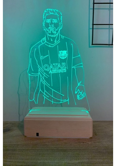 Tr Lionel Messi 16 Renk Gece Lambası Genel