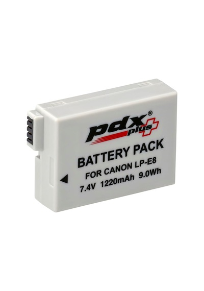 Pdx Plus,canon Fotoğraf Makinesi İle Uyumlu Lp-e8 Batarya Ve Şarj Cihazı