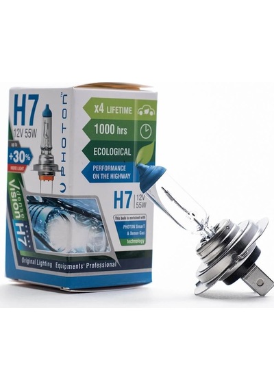 Photon H7 12V 55W Eco +%30 Fazla Işık 1 Adet PH5507 E far ampulü