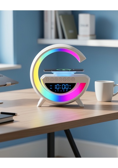 Modern Kablosuz Hoparlör, Rgb Işıklı, Uzun Süreli Müzik Keyfi
