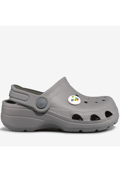 Vicco Didim Jıbbıtz Aksesuar Hediyeli Ortopedik Unisex Çocuk Terlik Füme