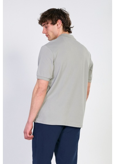 Barrels And Oıl Erkek Polo Yaka Pike T-shirt - Taş Taş