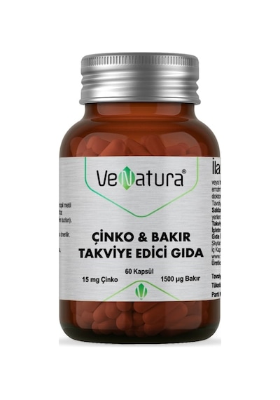 Venatura Çinko & Bakır 60 Kapsül