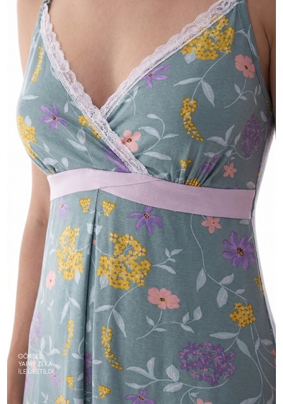 Penti Mint Yeşili Mama Blossom Gecelik