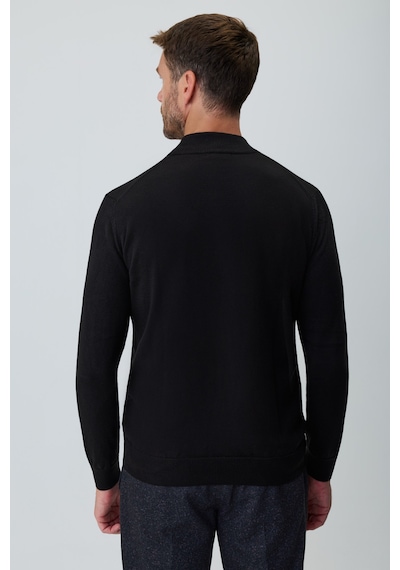 Morven Erkek Siyah Basic Yarım Balıkçı Yaka Dinamik Fit Triko 27kc017001001 Siyah Morven Erkek Siyah Basic Yarım Balıkçı Yaka Dinamik Fit Triko 27kc017001001 Siyah