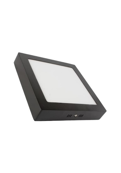 Lamptime Sıva Üstü Slim Led Downlight Siyah 6W Kare 4000K 263418 Siyah
