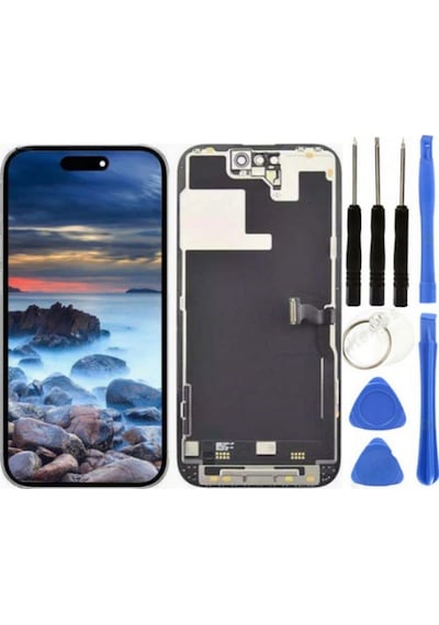 Apple Uyumlu iPhone 14 Pro Max Zy Lcd Dokunmatik Ekran + Tamir Seti