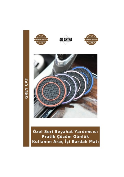 Özel Seri Seyahat Yardımcısı Pratik Çözüm Günlük Kullanım Araç İçi Bardak Matı