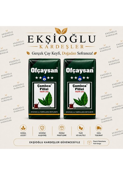 Ofçaysan Çamlıca Filizi Siyah Çay 2 X 1000 G