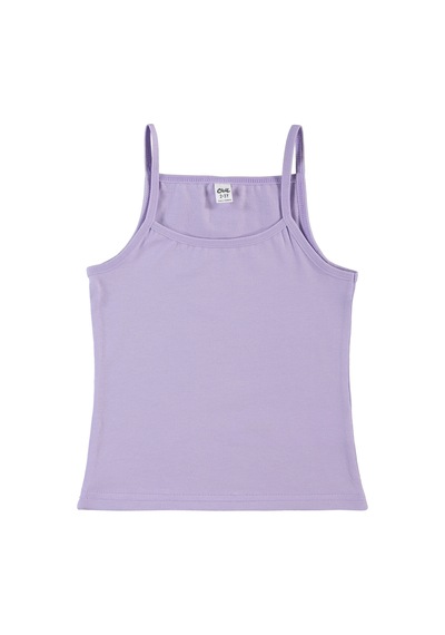 Civil Girls 77334332123w1 Kız Çocuk 2'li Atlet Set 2 - 10 Yaş Beyaz Lila Beyaz - Lila