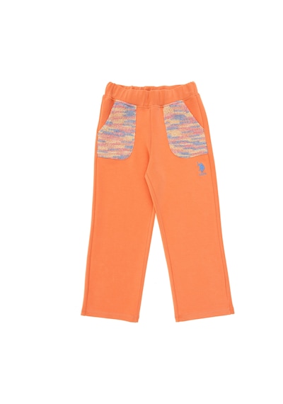 U.s. Polo Assn. Kız Çocuk Somon Eşofman Altı 50290749-vr047 Somon