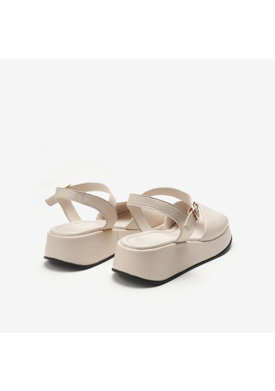 Burro Sandalet Kadın 04m2 Frau Wıth Ankle Strap Beyaz