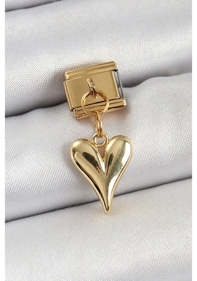 316l Çelik Sallantılı Model Gold Renk Nomination Charm Standart
