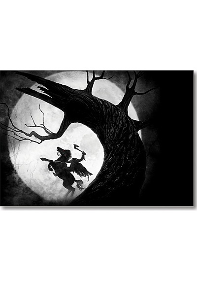 Cakasepetim Sleepy Hollow Ahşap Mdf Tablo