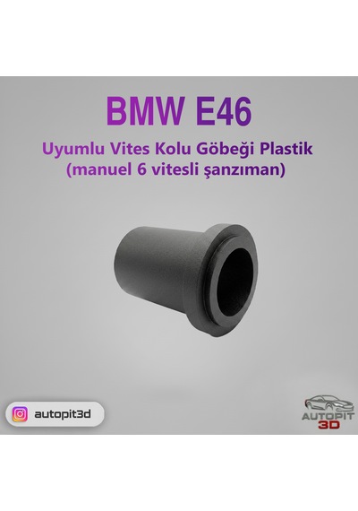 Bmw E46 Uyumlu Vites Kolu Göbeği Plastik Manuel 6 Vites Siyah