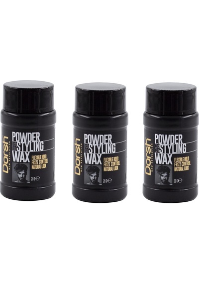 Dorsh Saç Şekillendirici Pudra Wax 20 Gr Styling 3 Adet