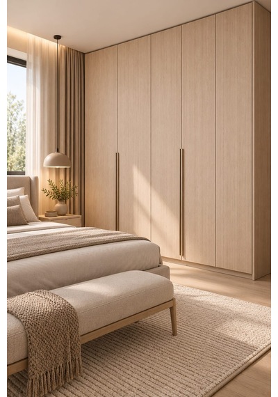 Deconitte Premium Kendinden Yapışkanlı Bej Renkli Ahşap Desenli Mobilya Dolap Masa Tezgah Pvc Kaplama Folyosu 60x100cm