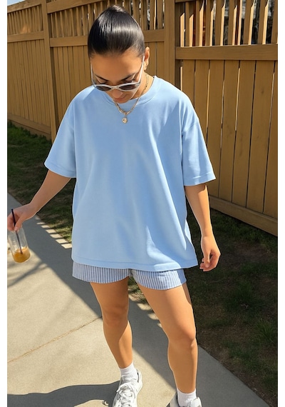 Düz Unisex Tshırt 3q6 Çok Renkli