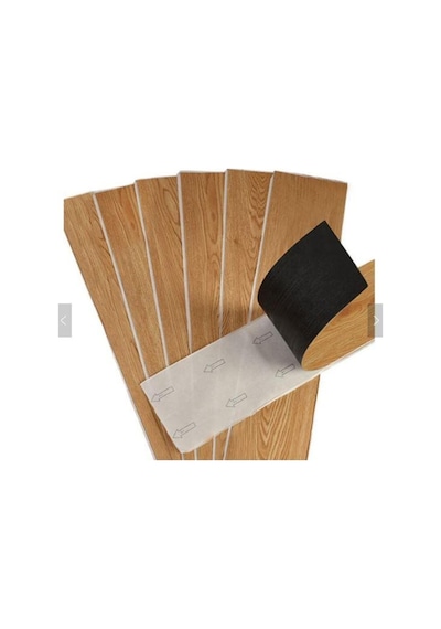 Nwyp02 Açık Gri Budaklı Yapışkanlı Ahşap Pvc Yer Döşeme Parkesi (534817853)